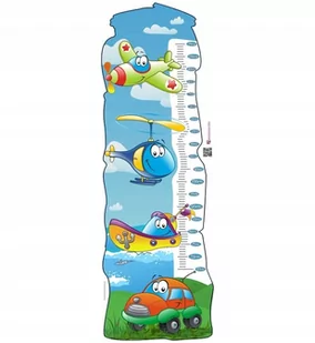 Naklejka dla dzieci - Miarka Wzrostu - Pojazdy - Wyposażenie pokoiku dziecięcego - miniaturka - grafika 1