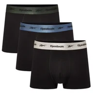 Majtki męskie - Bielizna męska Reebok 150963PKA RBK TRUNKS ADIR Czarna - miniaturka - grafika 1