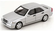 Samochody i pojazdy dla dzieci - Norev Mercedes Benz C36 Amg W202 1983 Silver 1:18 183380 - miniaturka - grafika 1