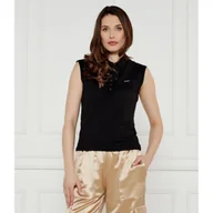 Koszulki i topy damskie - Guess Jeans Polo COLLAR Slim Fit - miniaturka - grafika 1