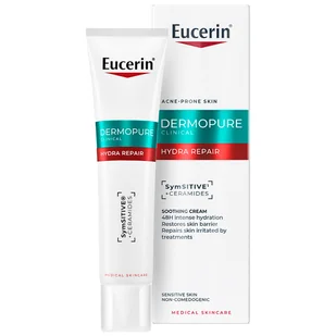 Eucerin DermoPure Clinical Hydra Repair, krem kojący do skóry trądzikowej, 40 ml - Kremy do twarzy - miniaturka - grafika 1