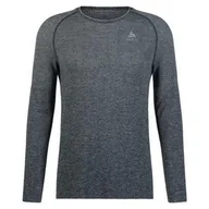Koszulki sportowe męskie - Koszulka z długim rękawem do biegania męska Odlo ESSENTIAL SEAMLESS - miniaturka - grafika 1
