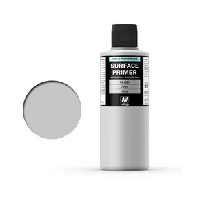 Podkład akrylowy, Vallejo Surface Primer, Grey, 200 ml - Farby i media malarskie - miniaturka - grafika 1
