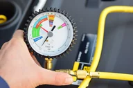 Akcesoria do klimatyzacji i ogrzewania - OPTIMA MANOMETR Z PRZEWODEM TEST AZOTEM 54 BAR AC-500 - miniaturka - grafika 1