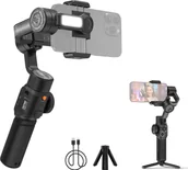 Selfie stick - ZHIYUN SMOOTH 5S AI Ręczny 3-osiowy stabilizator gimbalowy do vlogów Wbudowane światło wypełniające LED z mini statywem Maks. udźwig 300 g Zamiennik do smartfonów iPhone 15/14/13/12 z systemem Android - miniaturka - grafika 1