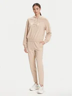 Dresy damskie - EA7 Emporio Armani Dres 7W000687 AF12502 U1046 Beżowy Regular Fit - miniaturka - grafika 1