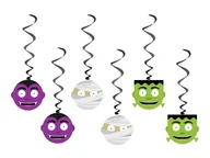 Halloween - Dekoracja wisząca świderki Potworki - 6 szt. - miniaturka - grafika 1