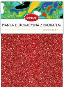 Zestaw pianka dekoracyjna brokat A4 5 kolorów - Beniamin - Podobrazia, bloki, papiery - miniaturka - grafika 1