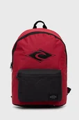 Plecaki - Rip Curl plecak męski kolor czerwony duży z nadrukiem - miniaturka - grafika 1