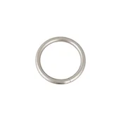 Akcesoria do wystroju okien - Kółka bez żabki satyna nikiel 25 mm 10 sztuk Bojanek - miniaturka - grafika 1