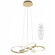 Lampy sufitowe - Lampa Sufitowa Duża Wisząca Nowoczesna Led Złota Gold+pilot Toolight - miniaturka - grafika 1