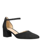 Czółenka - Wojas Skórzane czółenka w kolorze czarnym - miniaturka - grafika 1