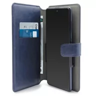 Etui i futerały do telefonów - PURO Universal Wallet 360° - Uniwersalne etui obrotowe z kieszeniami na karty, rozmiar XXL (granatowy) - miniaturka - grafika 1