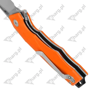 Nóż składany Bestech Toucan Orange G10, Stonewashed / Satin D2 (BG14D-1) - Noże - miniaturka - grafika 5