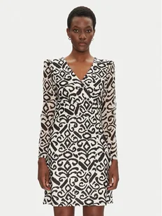 Morgan Sukienka koktajlowa 251-RNAYA Beżowy Regular Fit - Sukienki - miniaturka - grafika 1