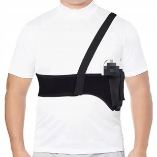 KABURA PISTOLET Broń PIERSIOWA NARAMIENNA POD RAMIĘ do UKRYTEGO NOSZENIA - Paski - miniaturka - grafika 1