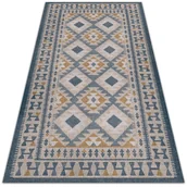 Dywany zewnętrzne - Dywan zewnętrzny tarasowy wzór Retro design 60x90 cm - miniaturka - grafika 1