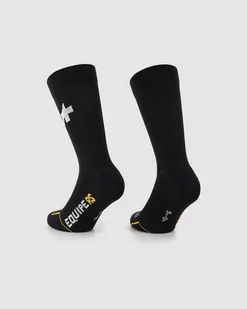 ASSOS skarpetki rowerowe RS SPRING FALL SOCKS black series - Skarpetki kolarskie - miniaturka - grafika 2