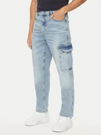 Spodnie męskie - Guess Jeansy 166573 Niebieski Regular Fit - miniaturka - grafika 1