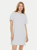 Sukienki - Tommy Hilfiger Sukienka codzienna UW0UW05569 Szary Relaxed Fit - miniaturka - grafika 1