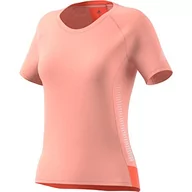Koszulki i topy damskie - adidas Damska koszulka 25/7 Tee Runr, Rosa, M - miniaturka - grafika 1