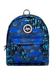 Plecaki - HYPE UNISEX niebieski Tyler Camo Crest PLECAK, Czarny/niebieski, Jeden rozmiar, Casual - miniaturka - grafika 1