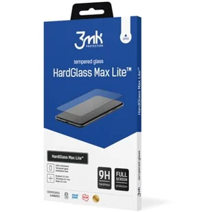 3MK HardGlass Max Lite Sam M15 5G czarny/black - Szkła hartowane na telefon - miniaturka - grafika 1