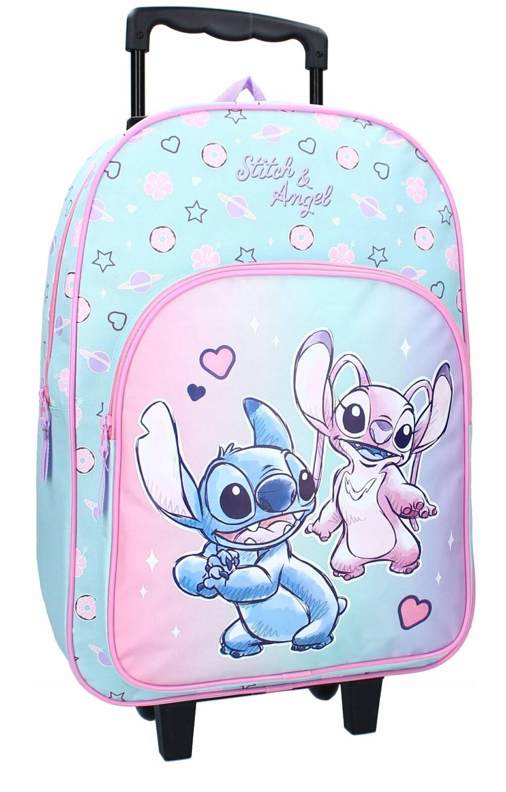 Lilo I Stich Walizkana Kółkach Plecak Szelki Do Szkoły Dla Dzieci
