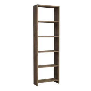Brązowa biblioteczka New - Regały - miniaturka - grafika 1
