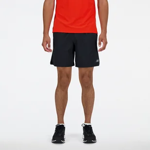 Spodenki męskie New Balance MS41283BK  czarne - Spodenki męskie - miniaturka - grafika 1