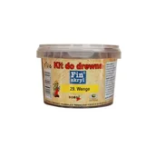 Gipsy i gładzie gipsowe - Kit do drewna 1 kg wenge FINAKRYL - miniaturka - grafika 1