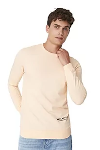 TRENDYOL Męska bluza - szara - regularna, różowy, L - Bluzy męskie - miniaturka - grafika 1