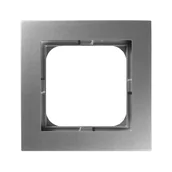 Klawisze i ramki - Ospel AS srebrny ramka R-1G/18 R-1G/18 - miniaturka - grafika 1