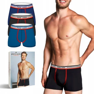PIERRE CARDIN PCM127 bokserki męskie 3-PAK - M - Majtki męskie - miniaturka - grafika 1