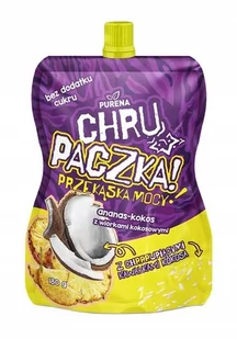 .PURENA Przekąska Mocy Ananas- Kokos z Wiórkami Kokosowymi 180g - Koncentraty warzywne, przeciery - miniaturka - grafika 1