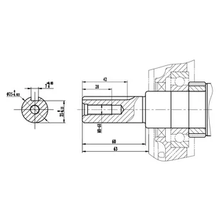 WEIMA Silnik spalinowy WM192FE-L 18KM z reduktorem obrotów 1800 obr./min - Silniki spalinowe - miniaturka - grafika 9