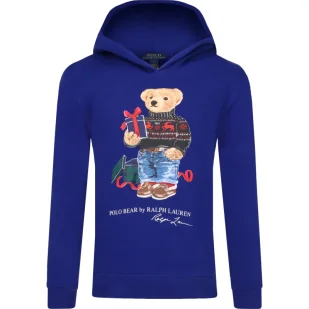 POLO RALPH LAUREN Bluza LSPOHOODM14 | Regular Fit - Bluzy dla chłopców - miniaturka - grafika 1