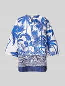 Bluzki damskie - Tunika z nadrukiem na całej powierzchni - miniaturka - grafika 1