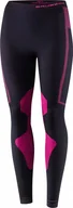 Spodnie sportowe damskie - Brubeck LE13260 Spodnie damskie DRY z długą nogawką czarny/fuksjowy L - miniaturka - grafika 1