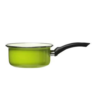 Emalia Olkusz OLKUSZ RONDEL 14 CM 800 ML STAL EMALIOWANA ZIELONA INDUKCJA 35191 - Garnki - miniaturka - grafika 1