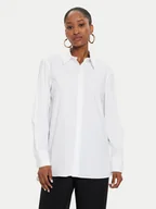 Koszule damskie - KARL LAGERFELD Koszula 245W1603 Biały Relaxed Fit - miniaturka - grafika 1