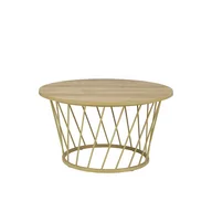 Ławy i stoliki kawowe - Ława Otoman Maridex Biały, Dąb Riviera - miniaturka - grafika 1