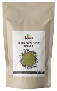 KVAAS FARBA HENNA DO WŁOSÓW CZARNA 100g - Farby do włosów i szampony koloryzujące - miniaturka - grafika 1