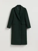 Płaszcze damskie - Reserved - Płaszcz z wełną Bellandi - morski - miniaturka - grafika 1