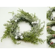 Ozdoby bożonarodzeniowe - Wianek ozdobny 27 cm - miniaturka - grafika 1