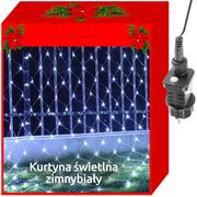Oświetlenie świąteczne - Siatka Świetlna Kurtyna Lampki Choinkowe 2,6x2 LED ISO TRADE - miniaturka - grafika 1