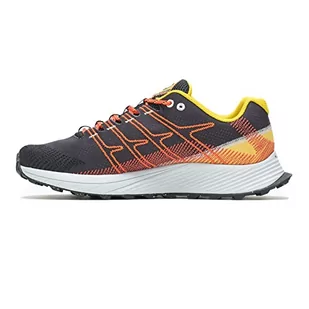 Merrell Męskie trampki Moab Flight, czarne/siarka, 7 UK, Czarna siarka, 41 EU - Trampki męskie - miniaturka - grafika 1
