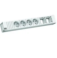 Gniazdka elektryczne - BACHMANN CONI 4xUTE 2xCM 0,2m GST18 RAL9010 - miniaturka - grafika 1