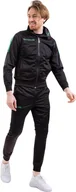 Dresy męskie - Givova Dres treningowy piłkarski komplet bluza spodnie Tuta Revolution czarno-zielony TR033 1013 2XS - miniaturka - grafika 1