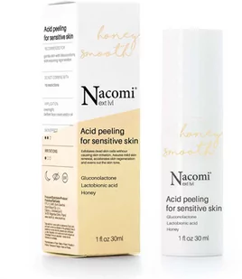 Nacomi NACOMI NEXT LEVEL Peeling kwasowy 30 ml KWAS LAKTOBIONOWY - Serum do twarzy - miniaturka - grafika 1